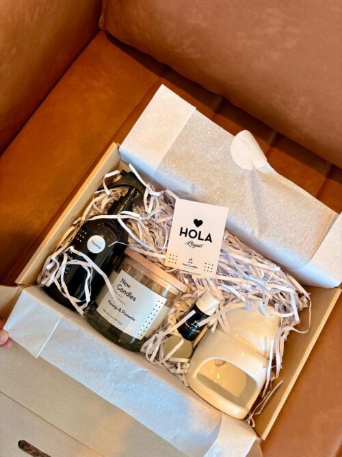 Big box vela, home spray, hornillo y esencia