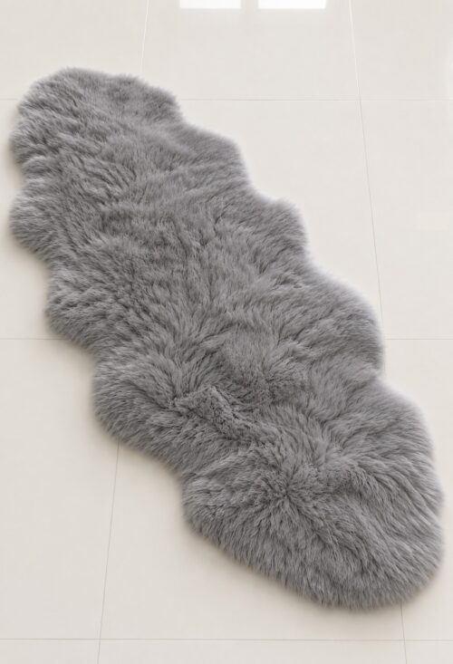 Alfombra gris de 1,80cm x 70cm