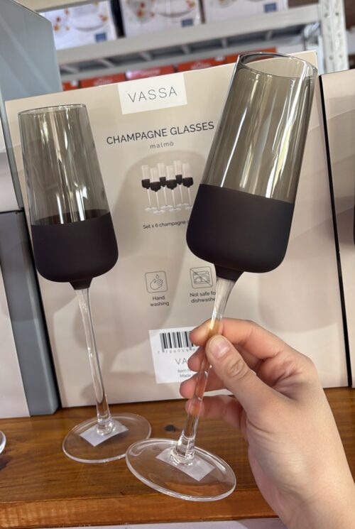 A63 SET X6 COPAS DE CHAMPAGNE MALMO 240 ML