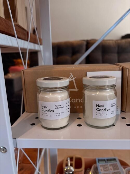 Velas de cera de soja Kit x2